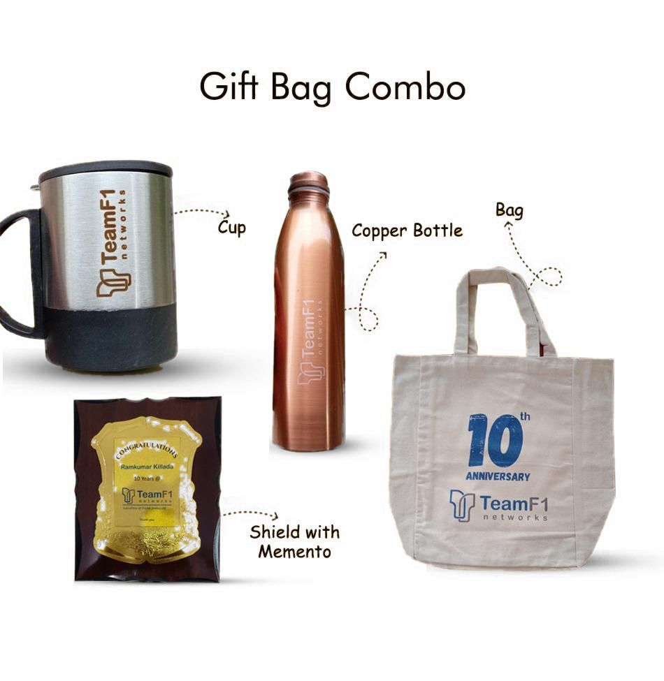 Anniversary gift bag