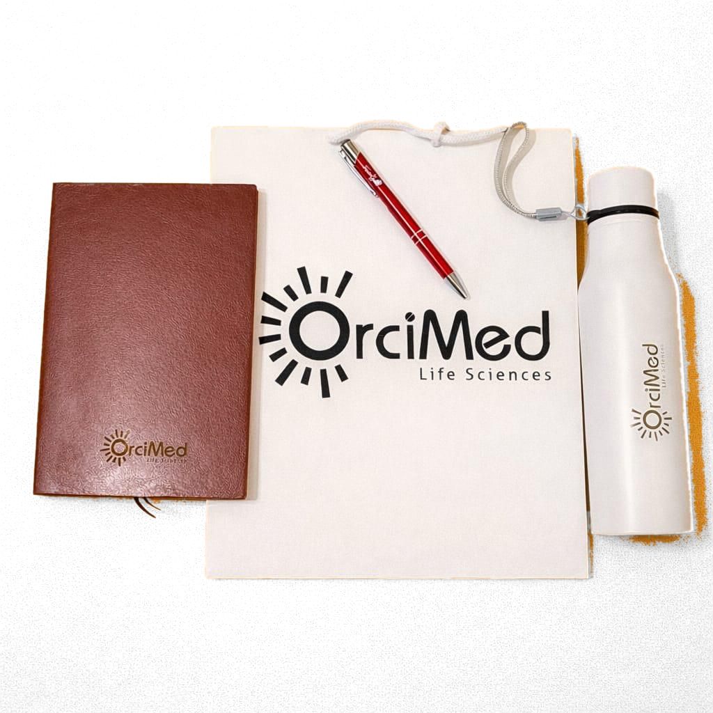 Diary, pen and bottle set