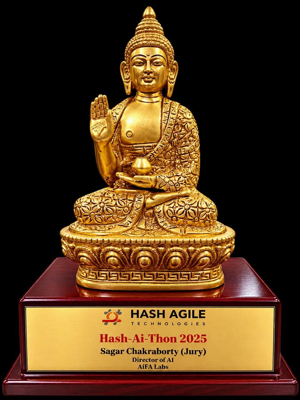 Custom award trophy